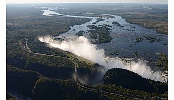 VICTORIA watervallen in Zimbabwe